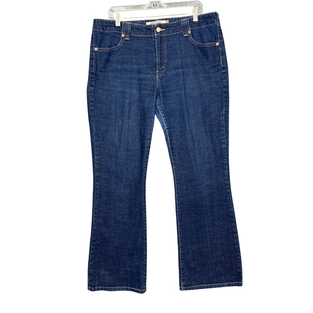 Levis Jeans Womens 16M Blue 525 Bootcut Cotton Stretch Blend High Rise 36x31